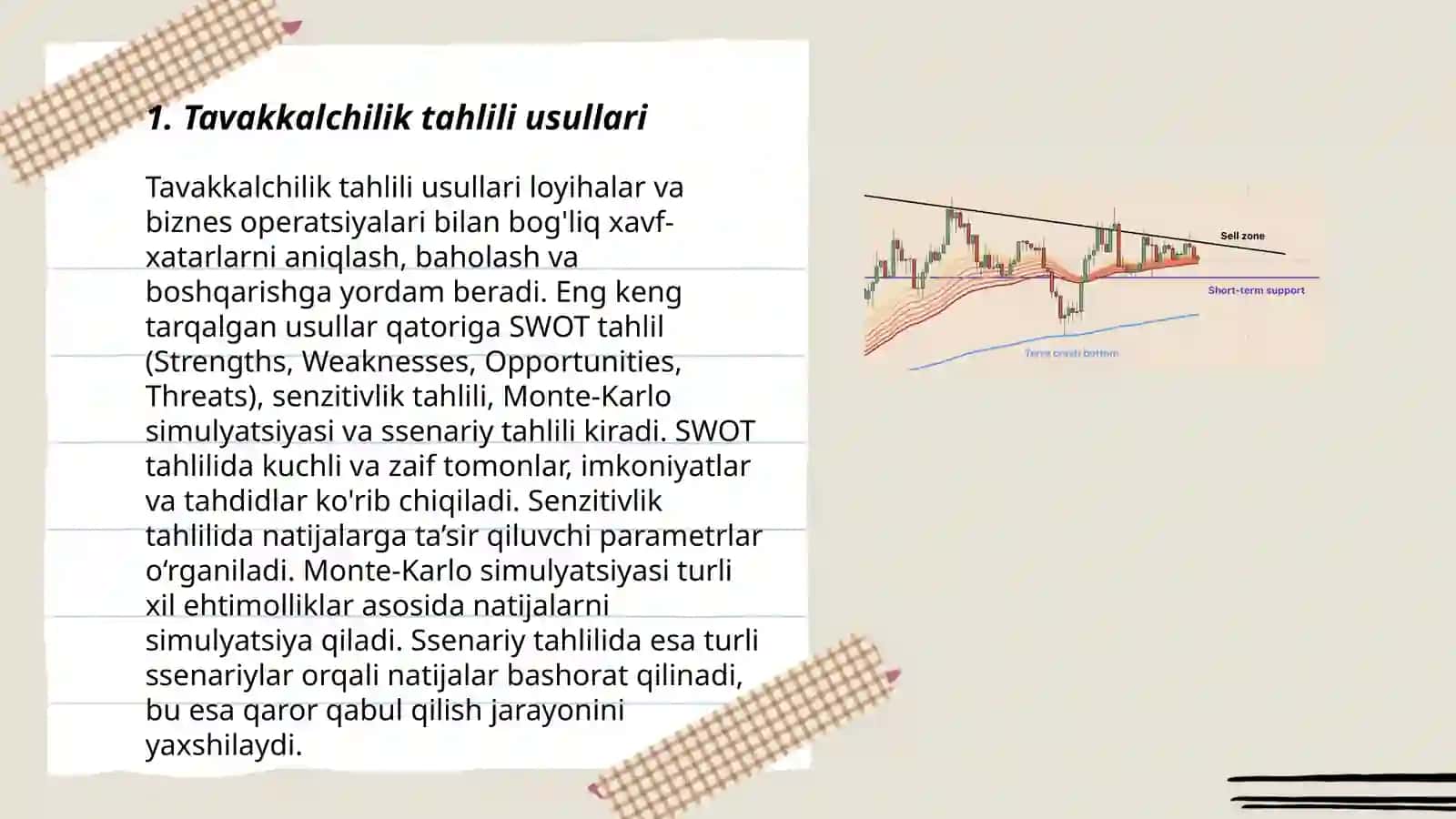Tavakkalchilik tahlili usullari 3