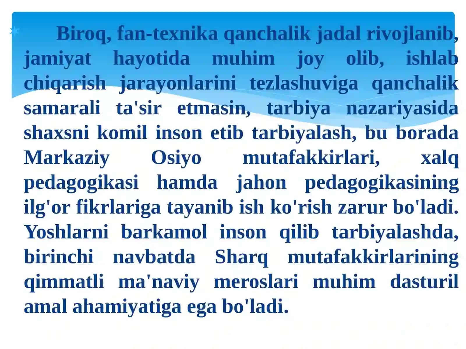 Tarbiya tushunchasi va uning umumiy vazifalari 3