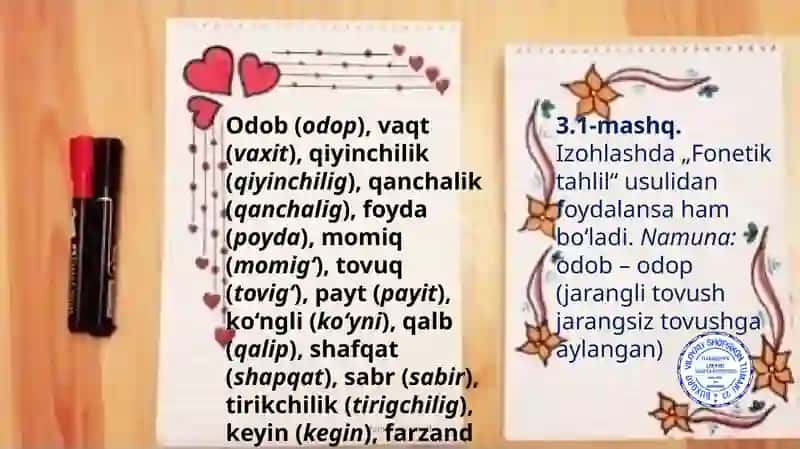 3-mavzu.NUTQDA O‘ZGARUVCHIUNDOSHLAR 3