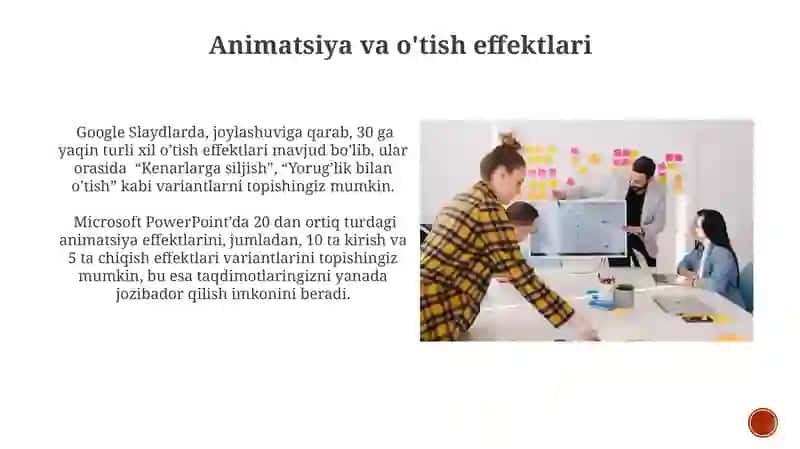 Taqdimot muharirlarida ammallar bajarish 3