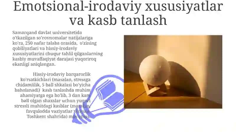 Emotsional-irodaviy xususiyatlar va kasb tanlash 3