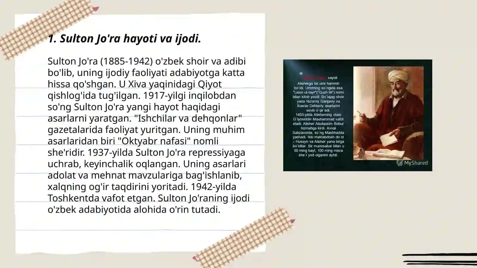 Sulton Jo'raning hayoti va ijodi 3
