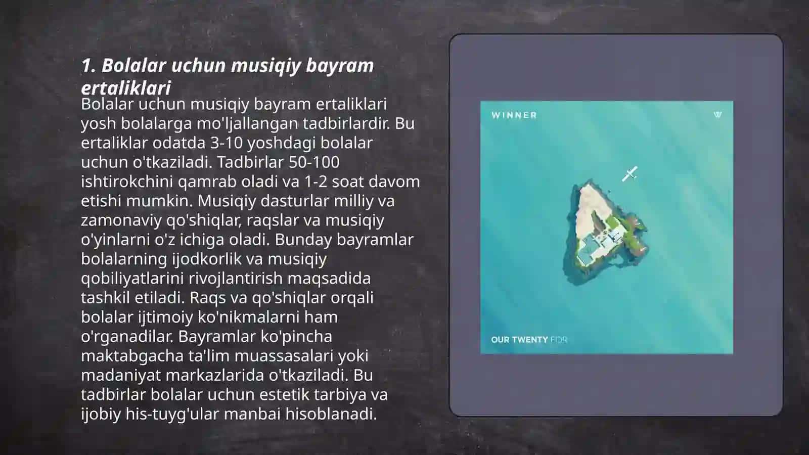 Musiqiy bayram ertaliklari 3