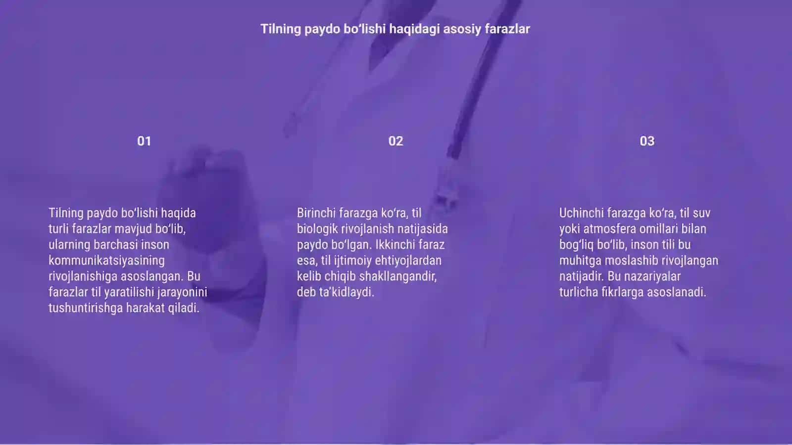 Tilning paydo bo‘lishi haqida farazlar 3