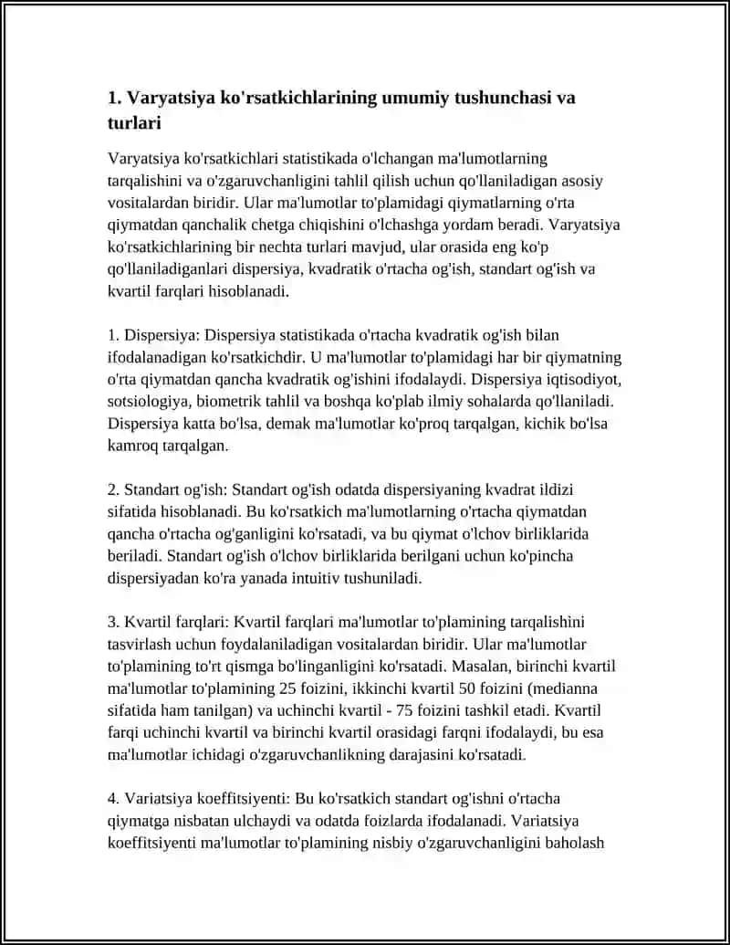 Varyatsa Ko'rsatkichlari 3
