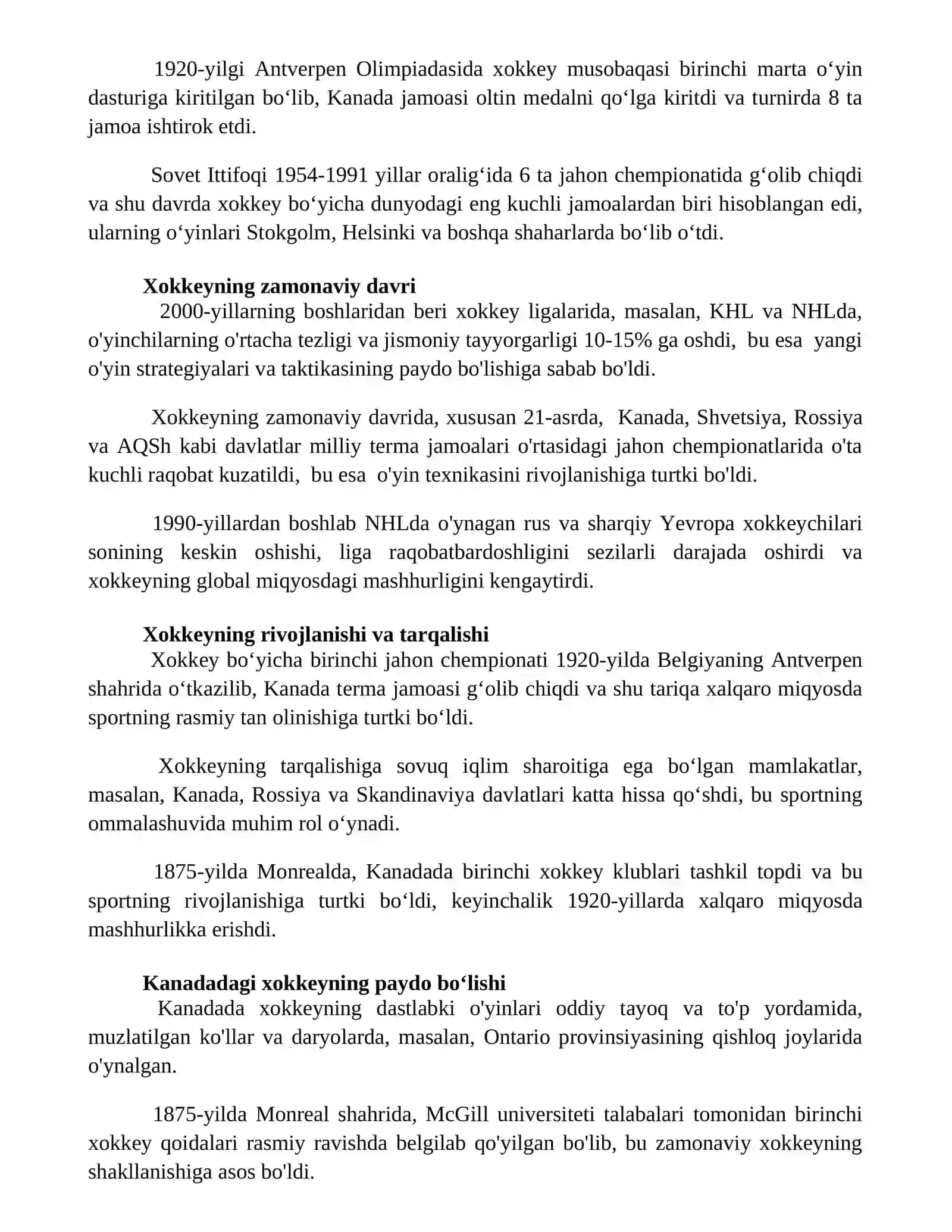 Xokkey tarixi 3