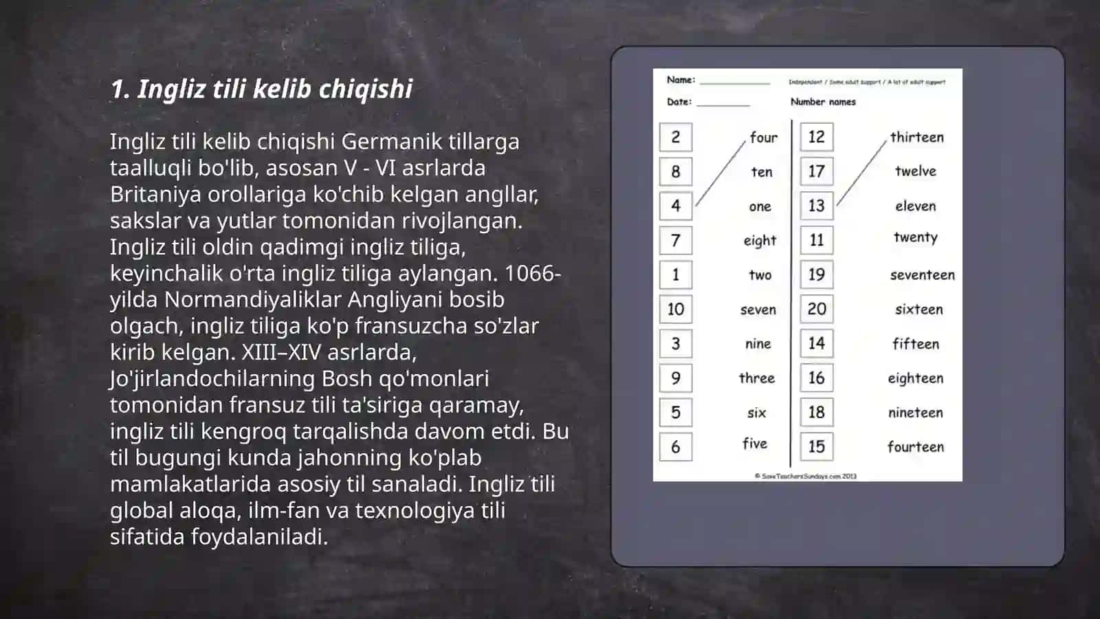 Ingliz Tili Tarixi 3