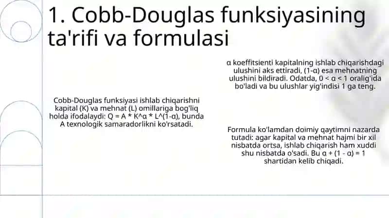 Cobb-Duglas funksiyasi 3