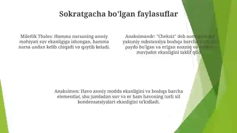 Inson Falsafasi 3