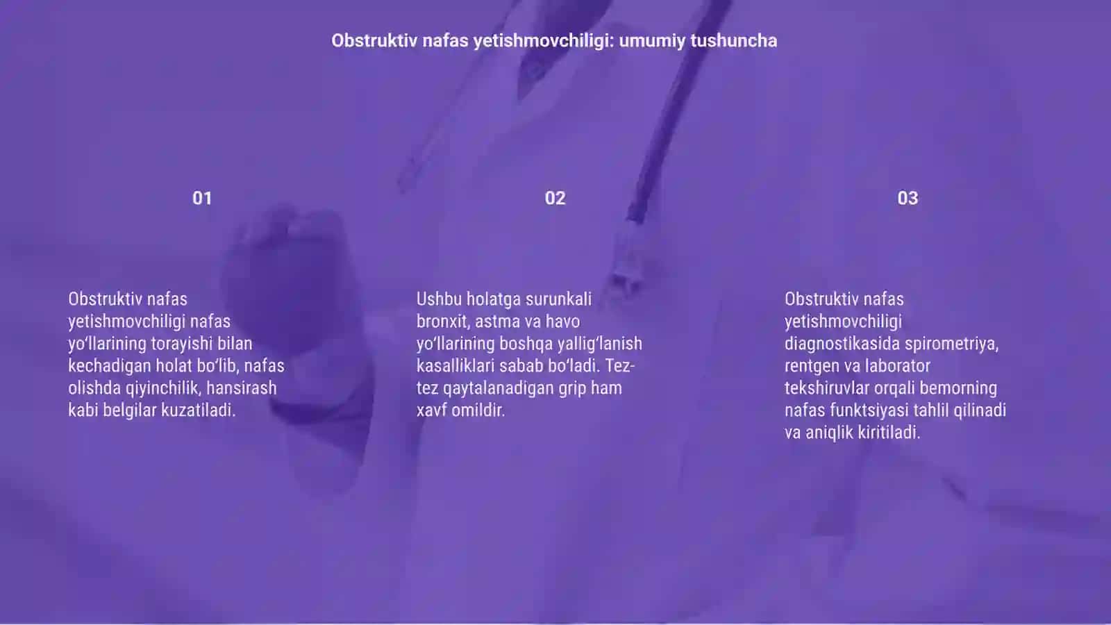 Obstruktiv nafas yetishmovchiligi diagnostikasi 3
