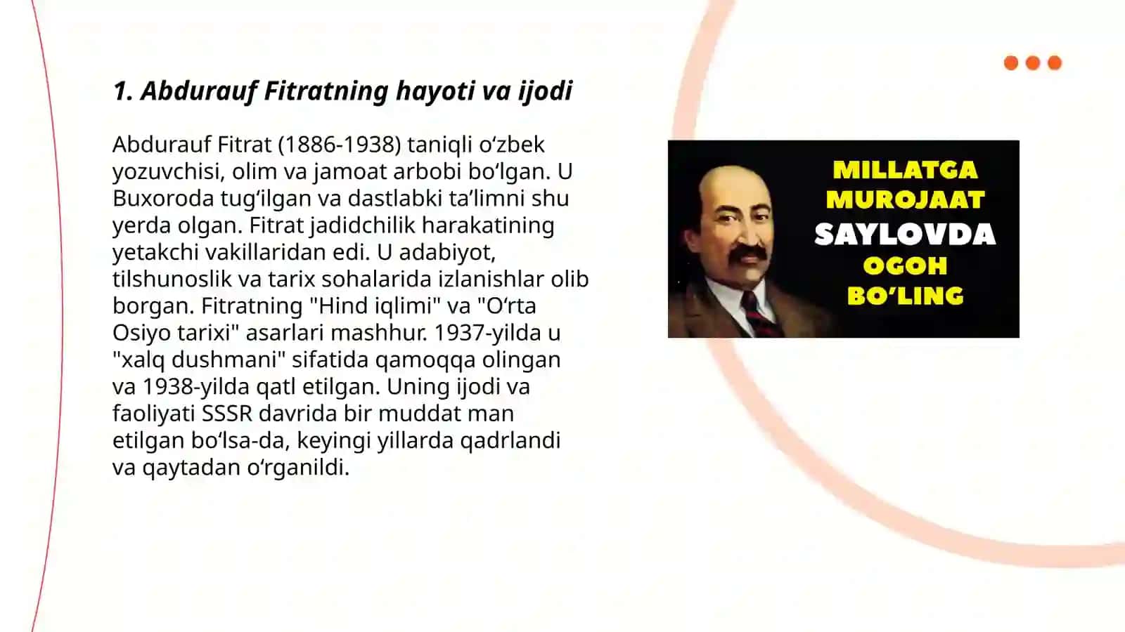 Abdurauf Fitratning muxtasar islom tarixi 3