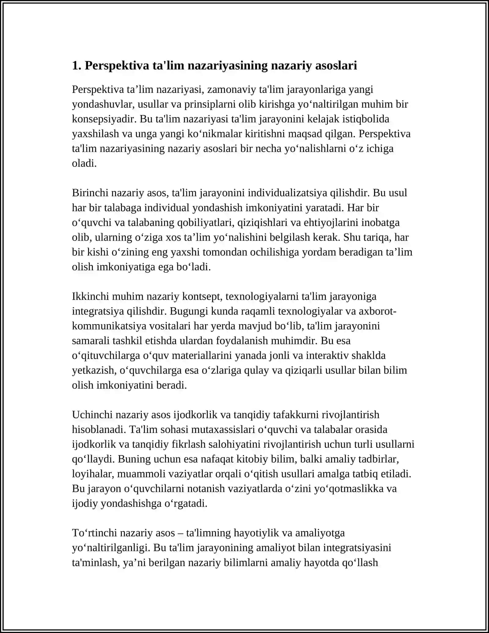 PERSPEKTIVA TALIM NAZARIYASI 3