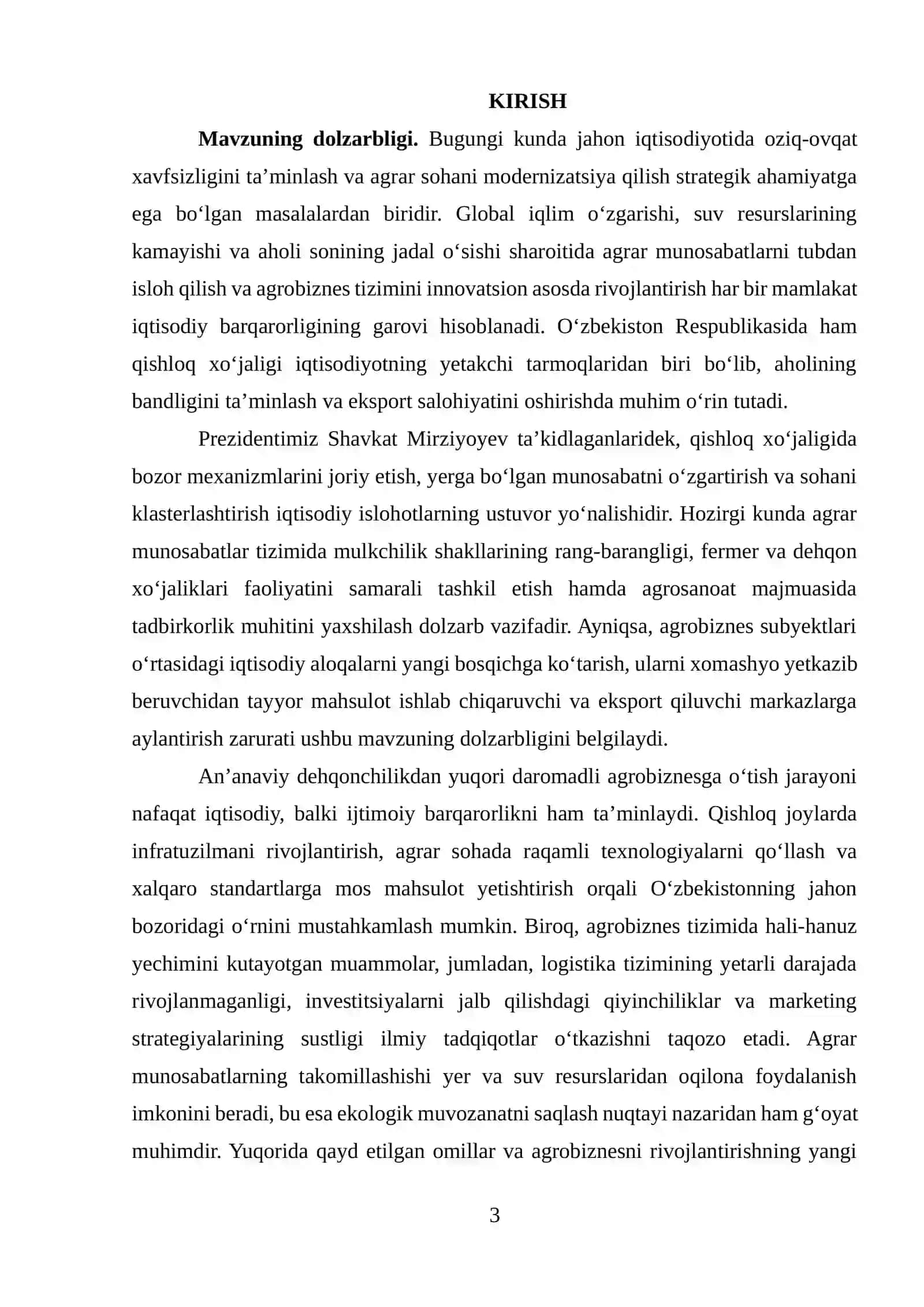 AGRAR MUNOSABATLARNING NAZARIY VA USLUBIY ASOSLARI 3