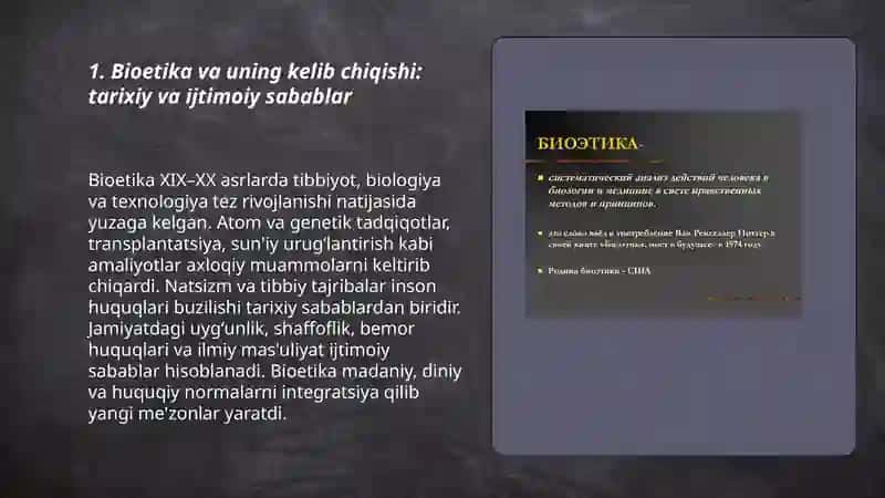 Bioetika va uning vududga kelishiga olib kelgan holatlar 3