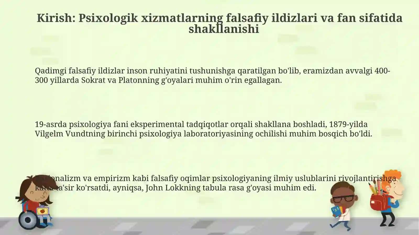Psixologik xizmat tashkiloti 3