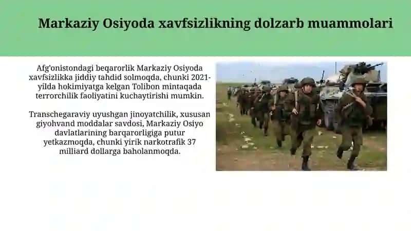 Markaziy Osiyoda xavfsizlik masalalari 3