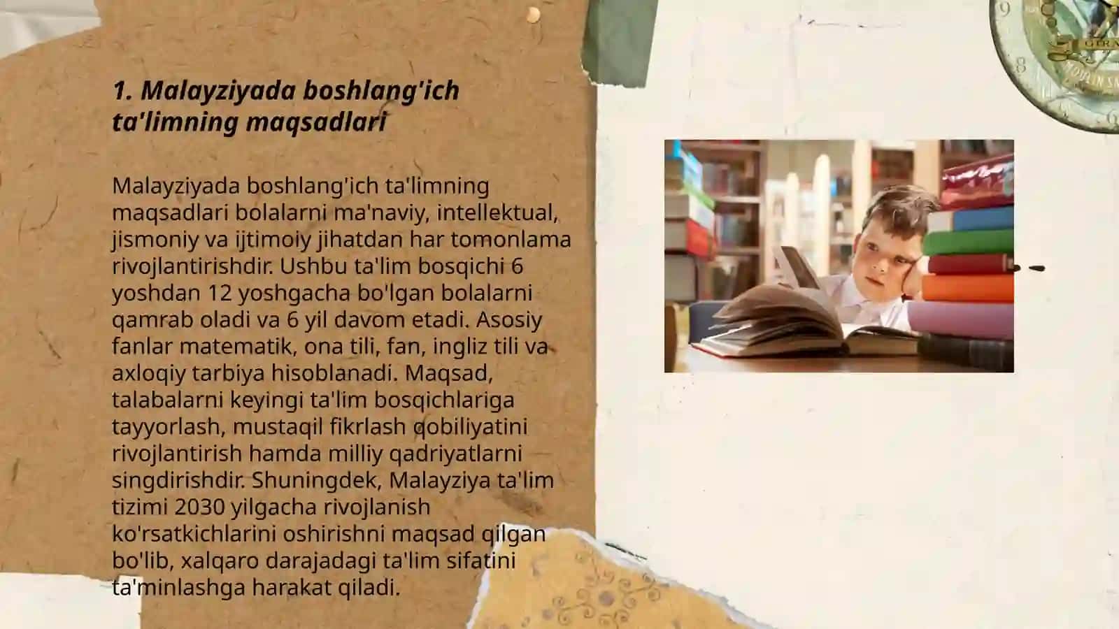 Malayziyada boshlang'ich ta'lim 3