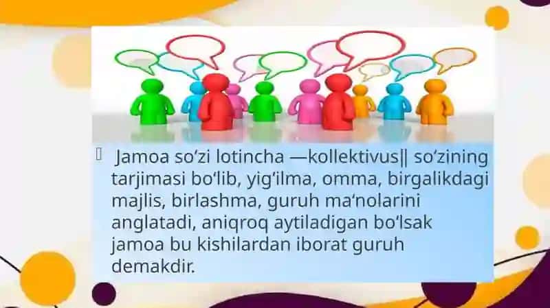 Jamoani tashkil etish, jamoa bilan ishlash metodikasi 3
