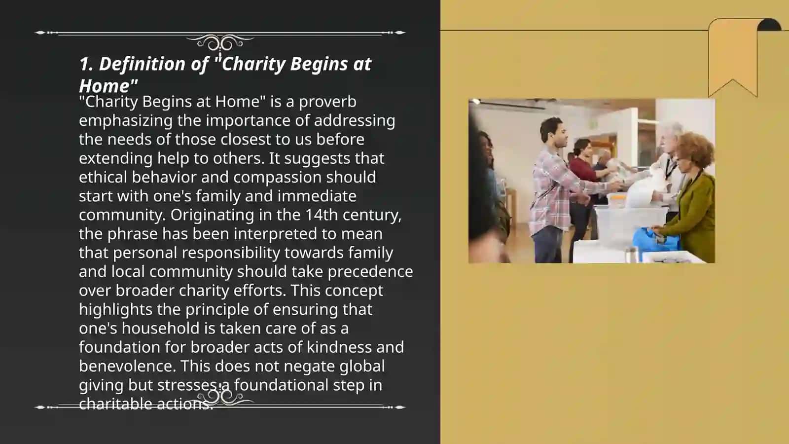 Charity begins at home 3