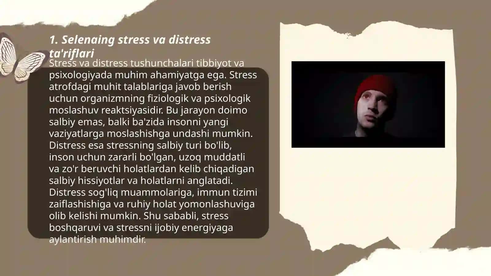 Selenaing stress va distress haqidagi ta'limoti 3