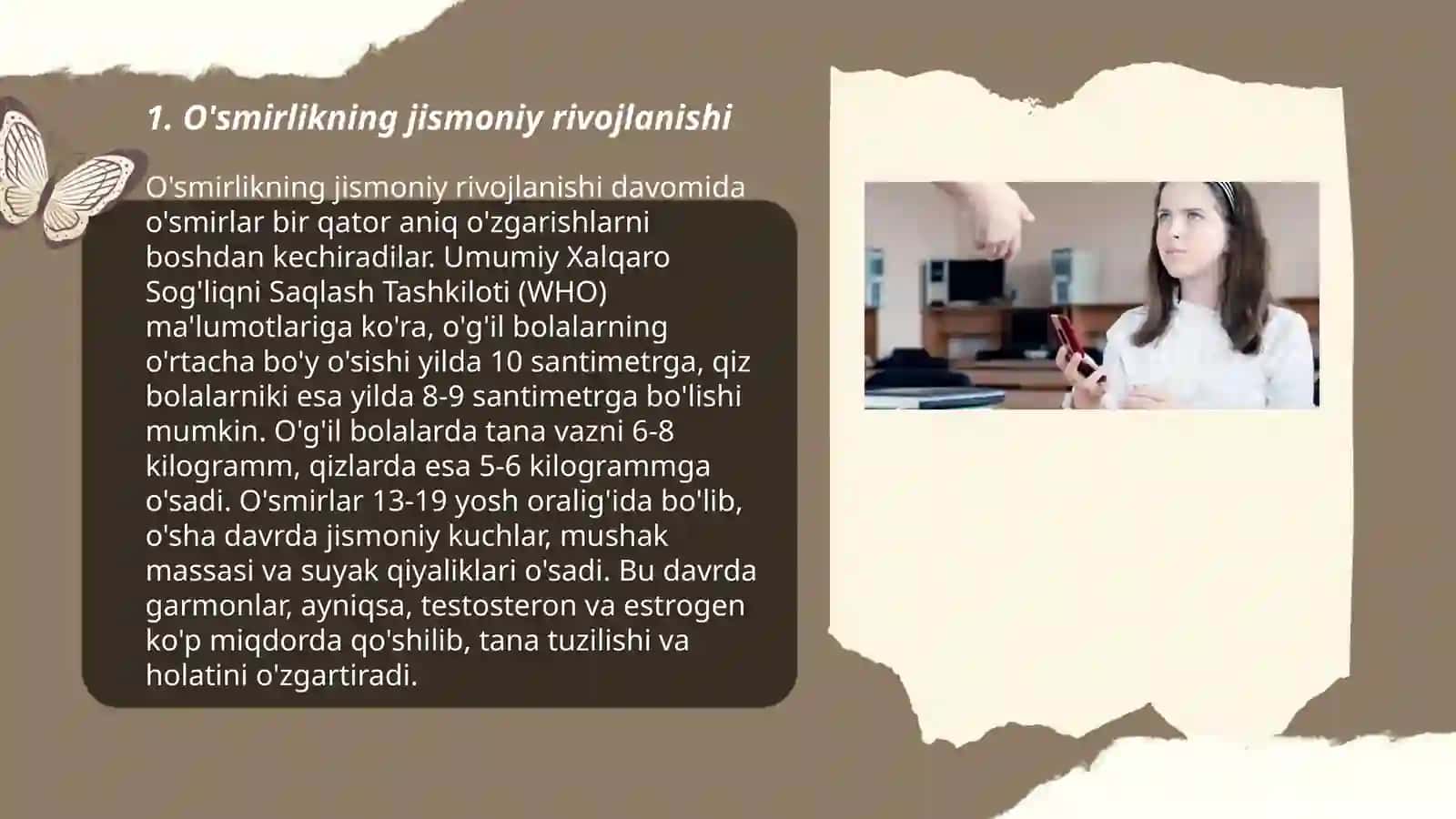 O'smirlik davri 3