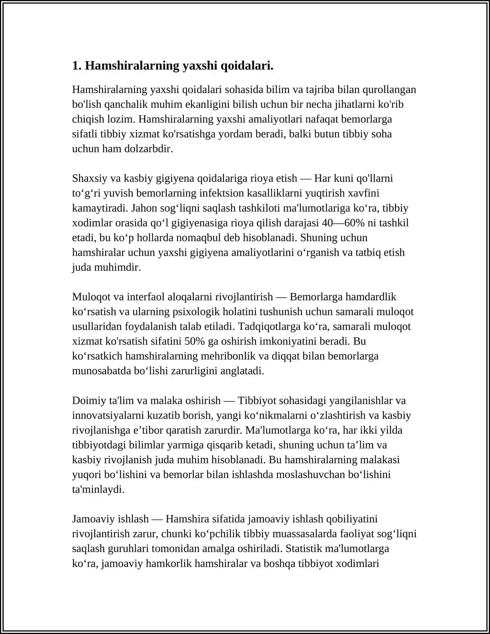 SINO MED TEXNIKUM MUSTAQIL ISH 3