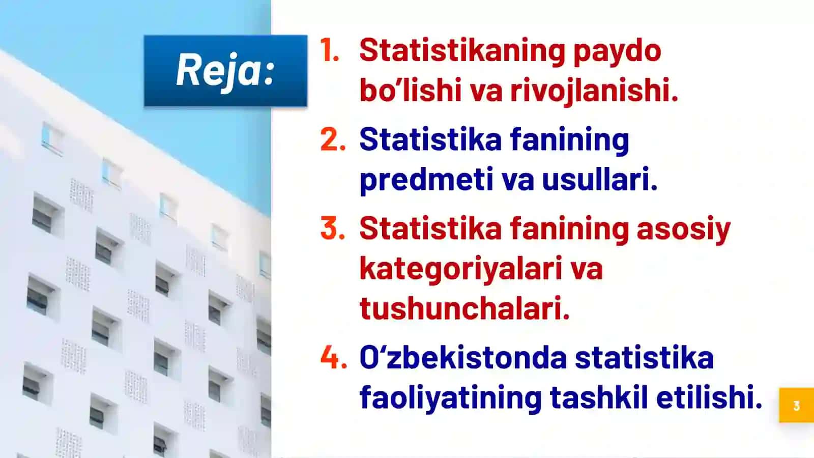 STATISTIKA FANINING PREDMETI VA USLUBI 3