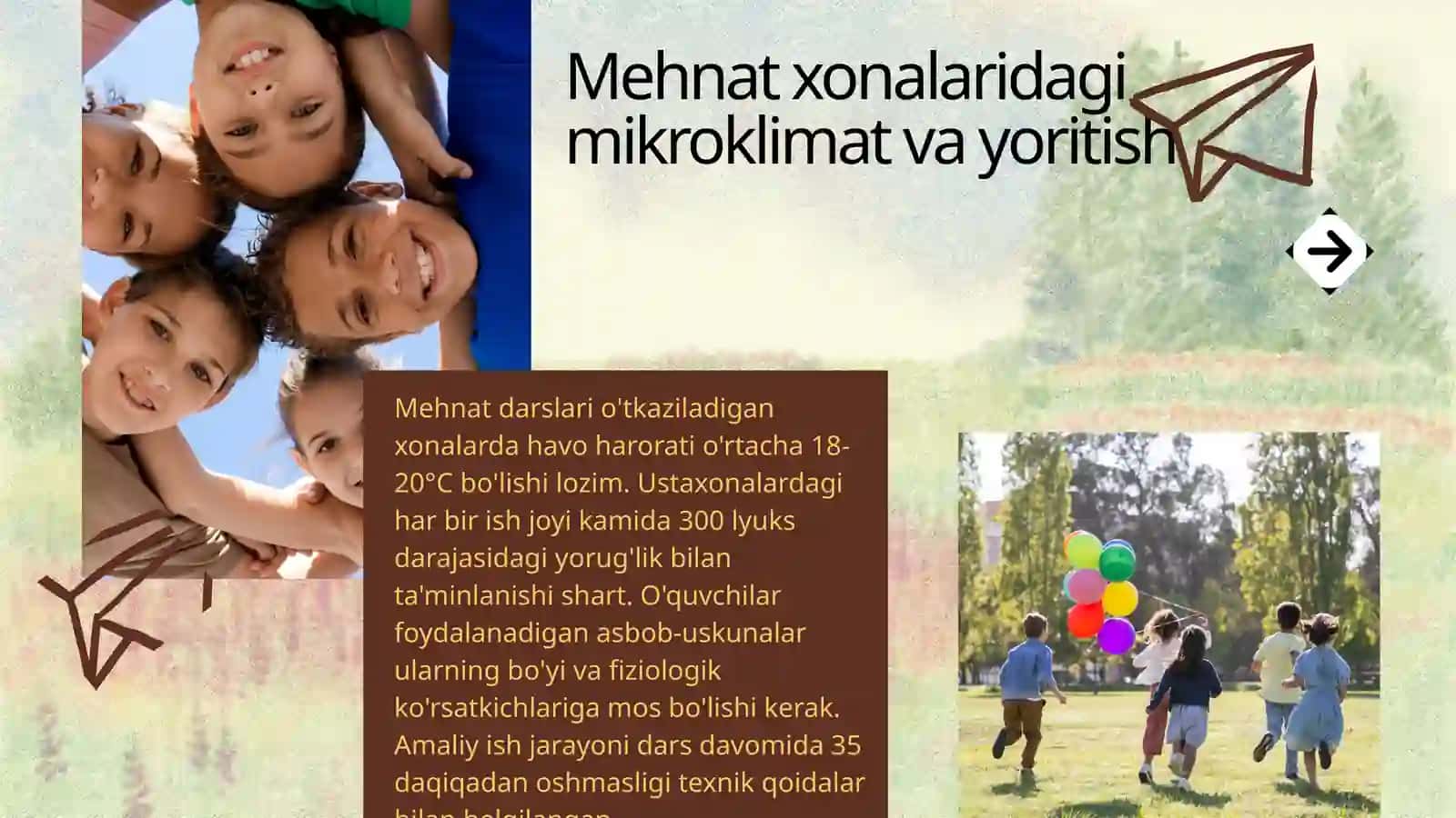 Maktab o'quvchilari mehnatining gigiyenik jihatlari 3