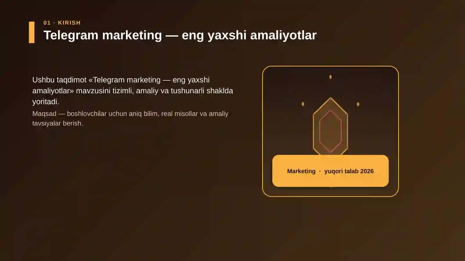 Telegram marketing — eng yaxshi amaliyotlar 3