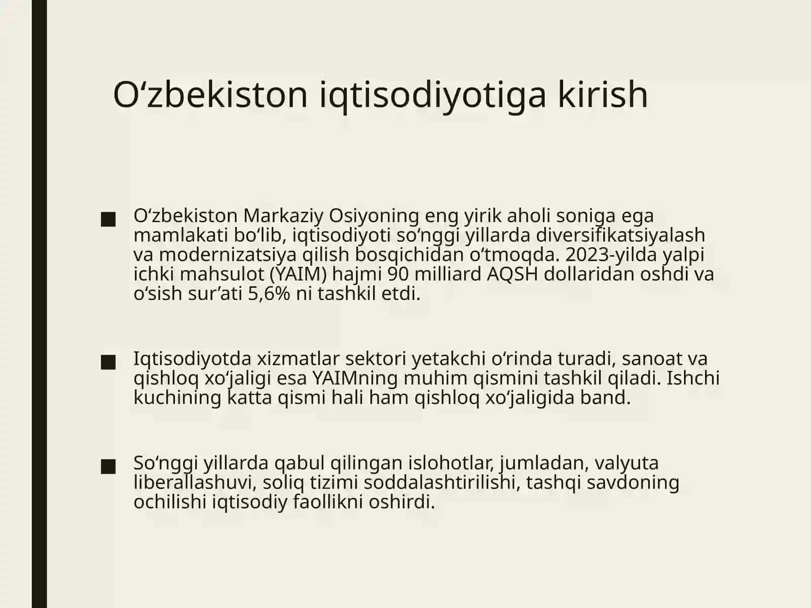 O‘zbekiston iqtisodiyoti 3