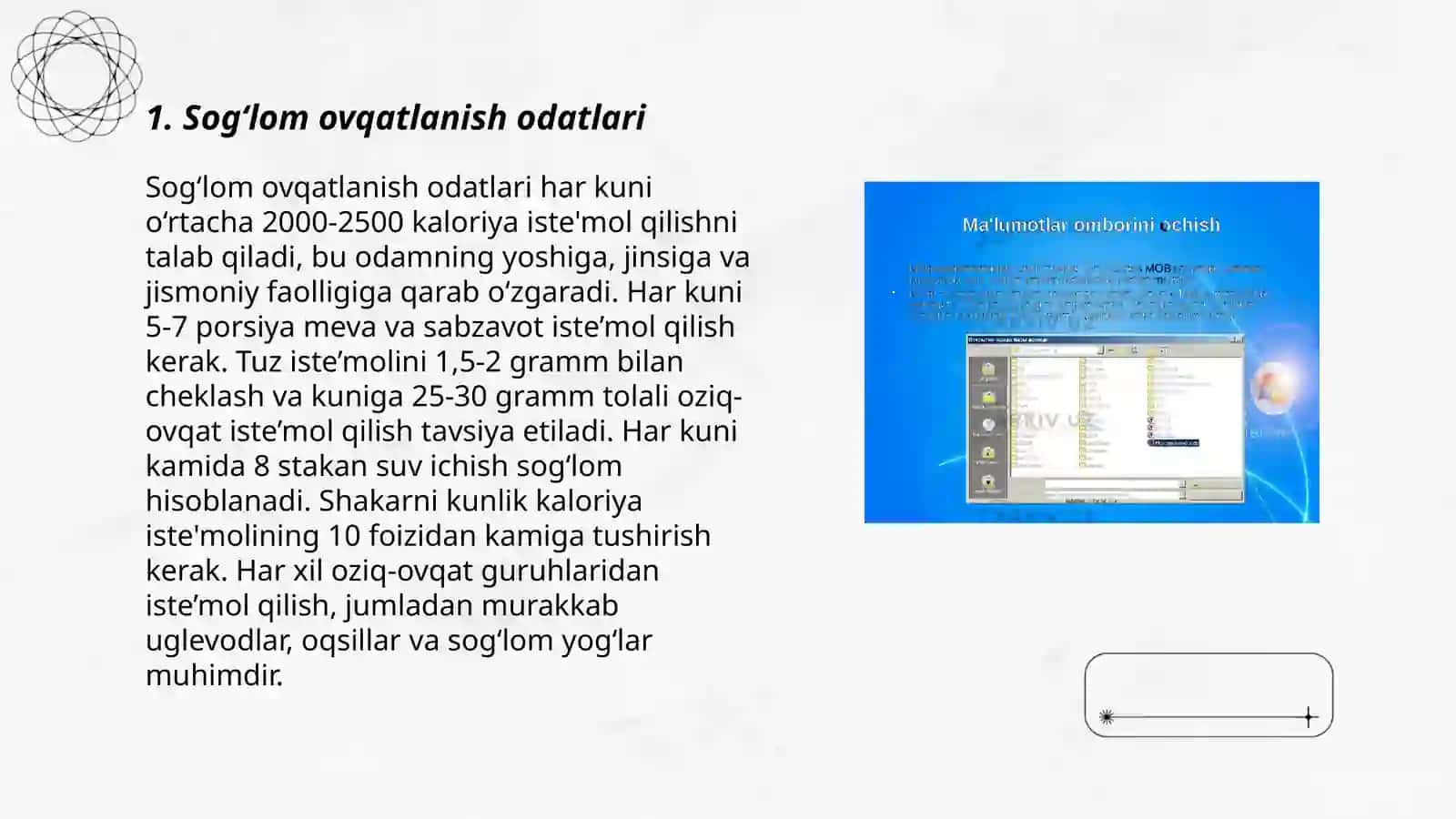Sog‘lom ovqatlanish odatlari 3