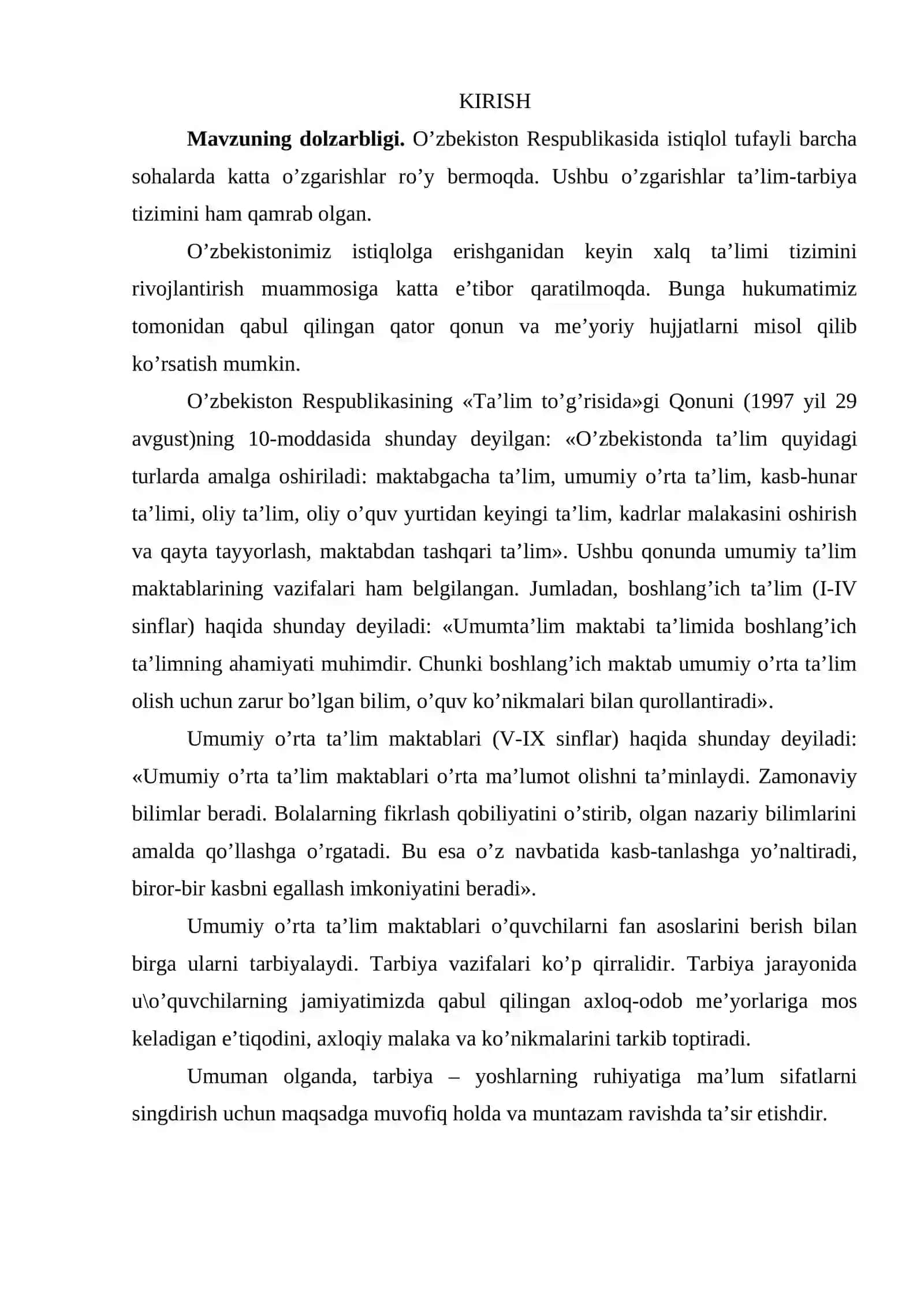 Sinfdan va maktabdan tashqari tarbiyaviy ishlar 3