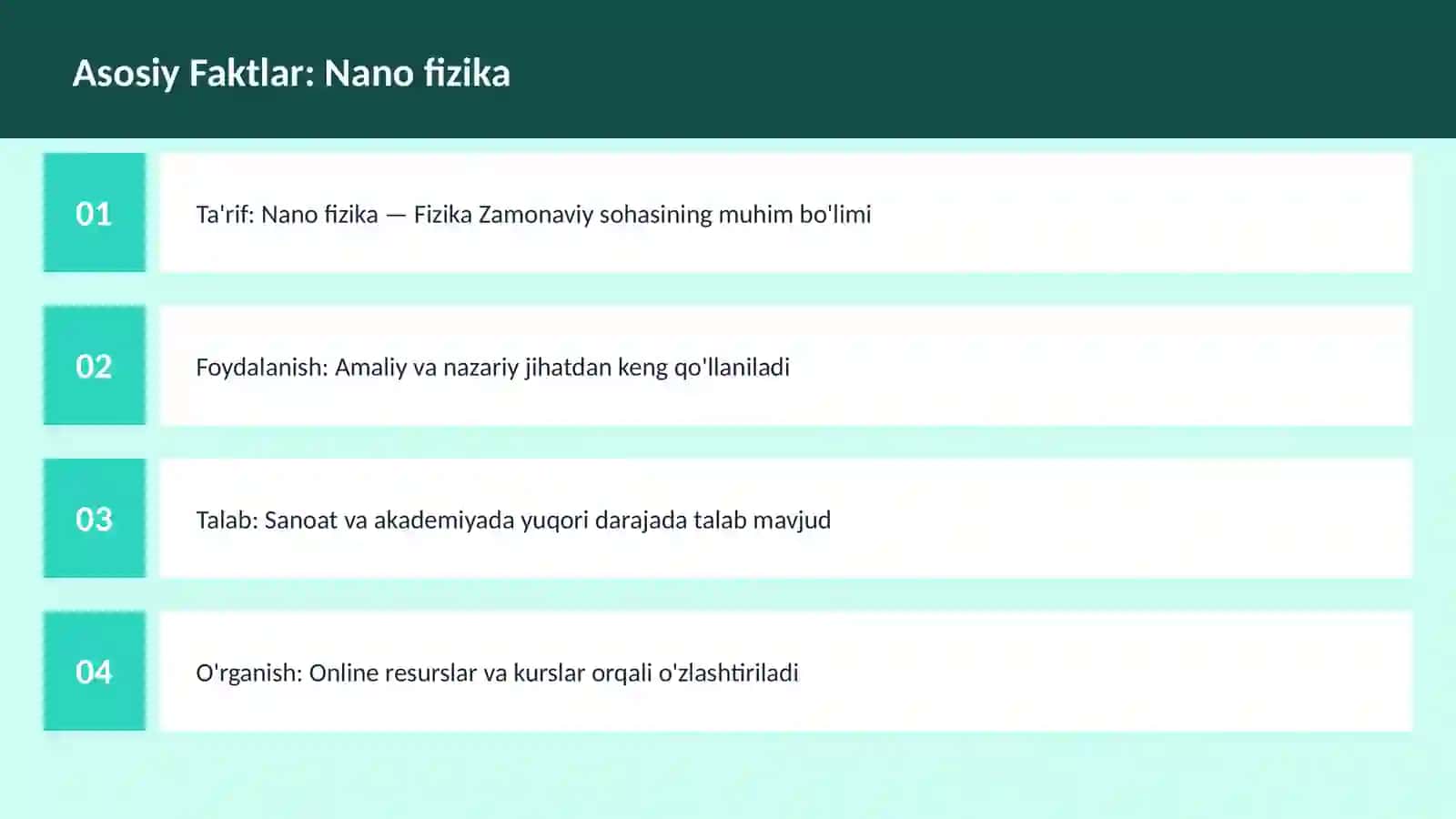 FAN | FIZIKA ZAMONAVIY 3