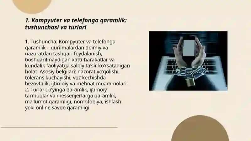 Kompyuter va telefonga qaramlik 3