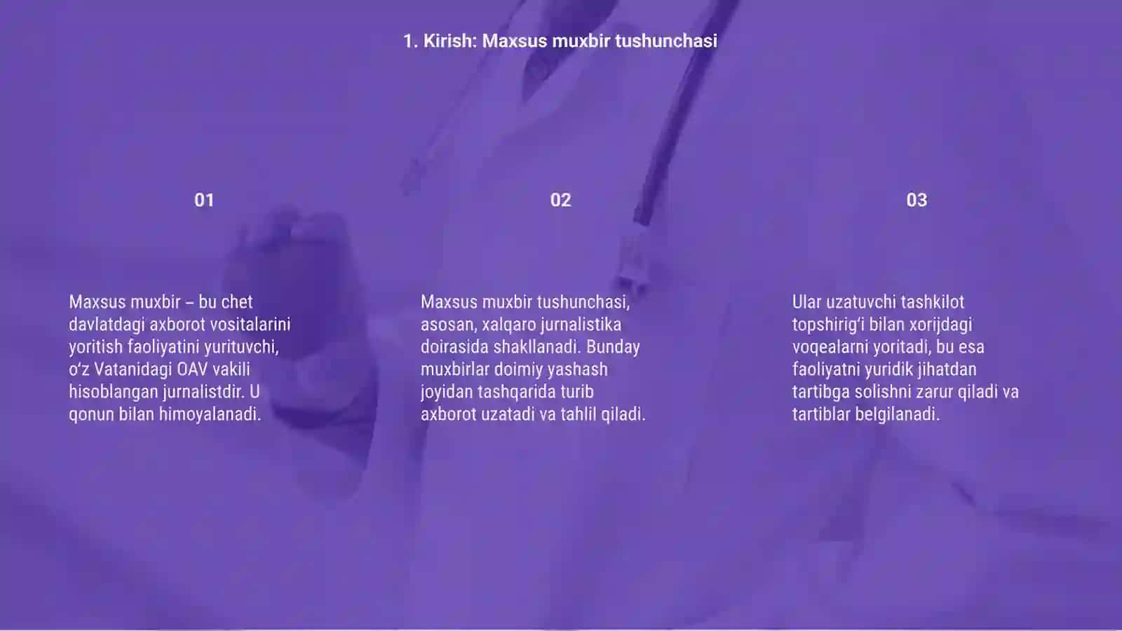 Xorijdagi maxsus muxbir faoliyatining huquqiy asoslari 3
