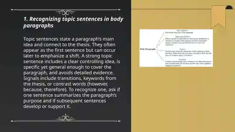 Identifying main ideas body paragraphs 3