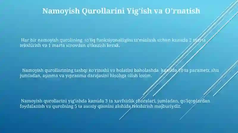 Koʻrgazmali qurol tayyorlash 3