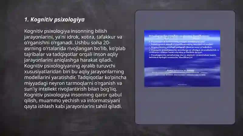 Psixologiyaning zamonaviy tendensiyasi 3