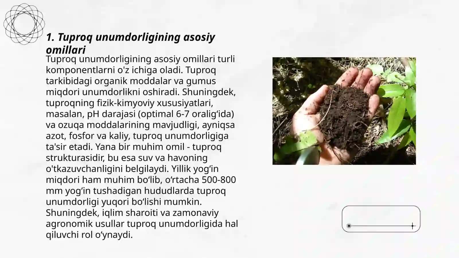 Tuproq unumdorligi 3