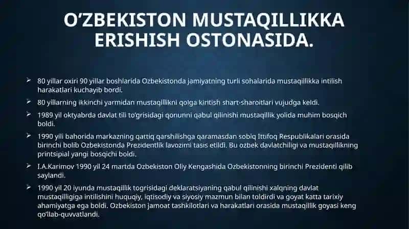 O’zbekiston Respublikasining Davlat Ramzlari 3