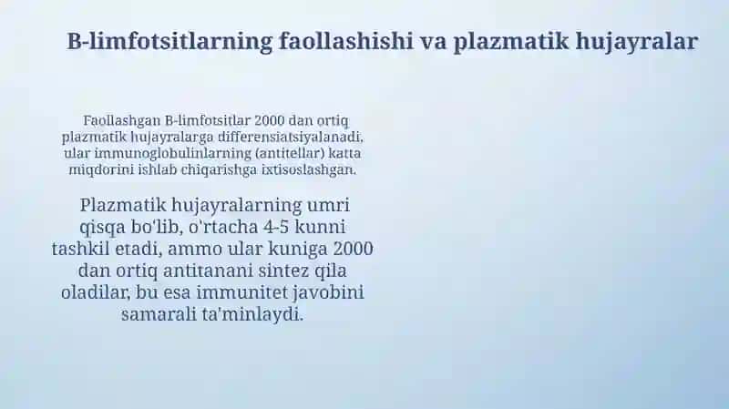 Limfotsitlarning Populyatsiyasi va Subpopulyatsiyalari 3