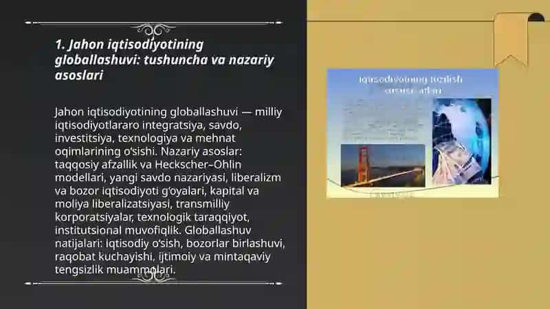 Jahon iqtisodiyoti globallashuvi 3