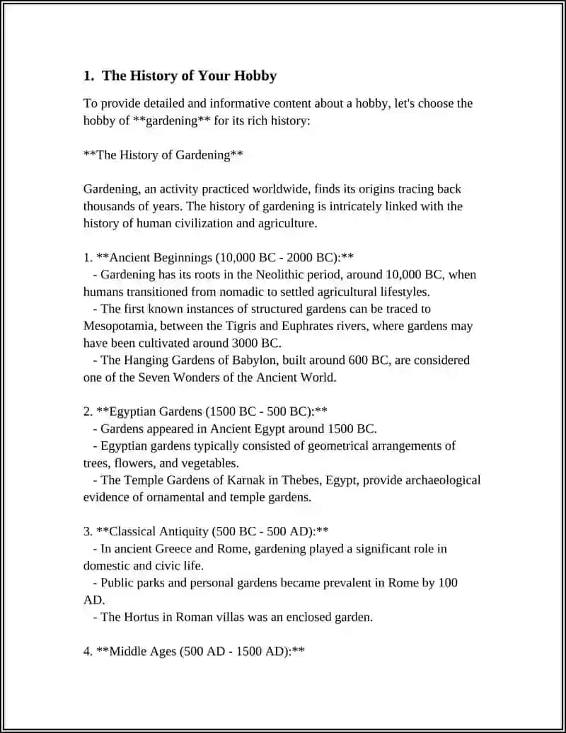 The History of Gardening 3