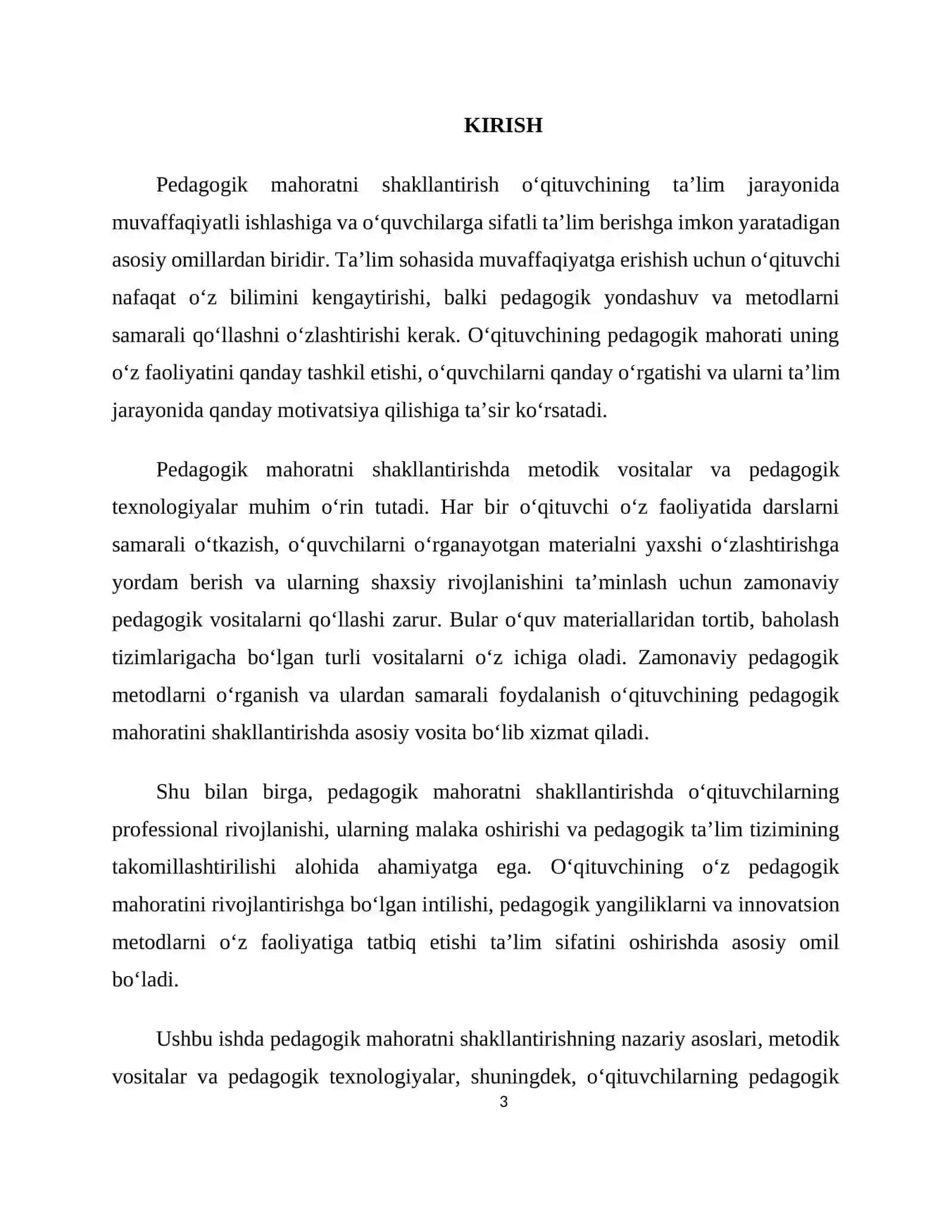PEDAGOGIK MAHORAT TUSHUNCHASI VA UNING AHAMIYATI 3