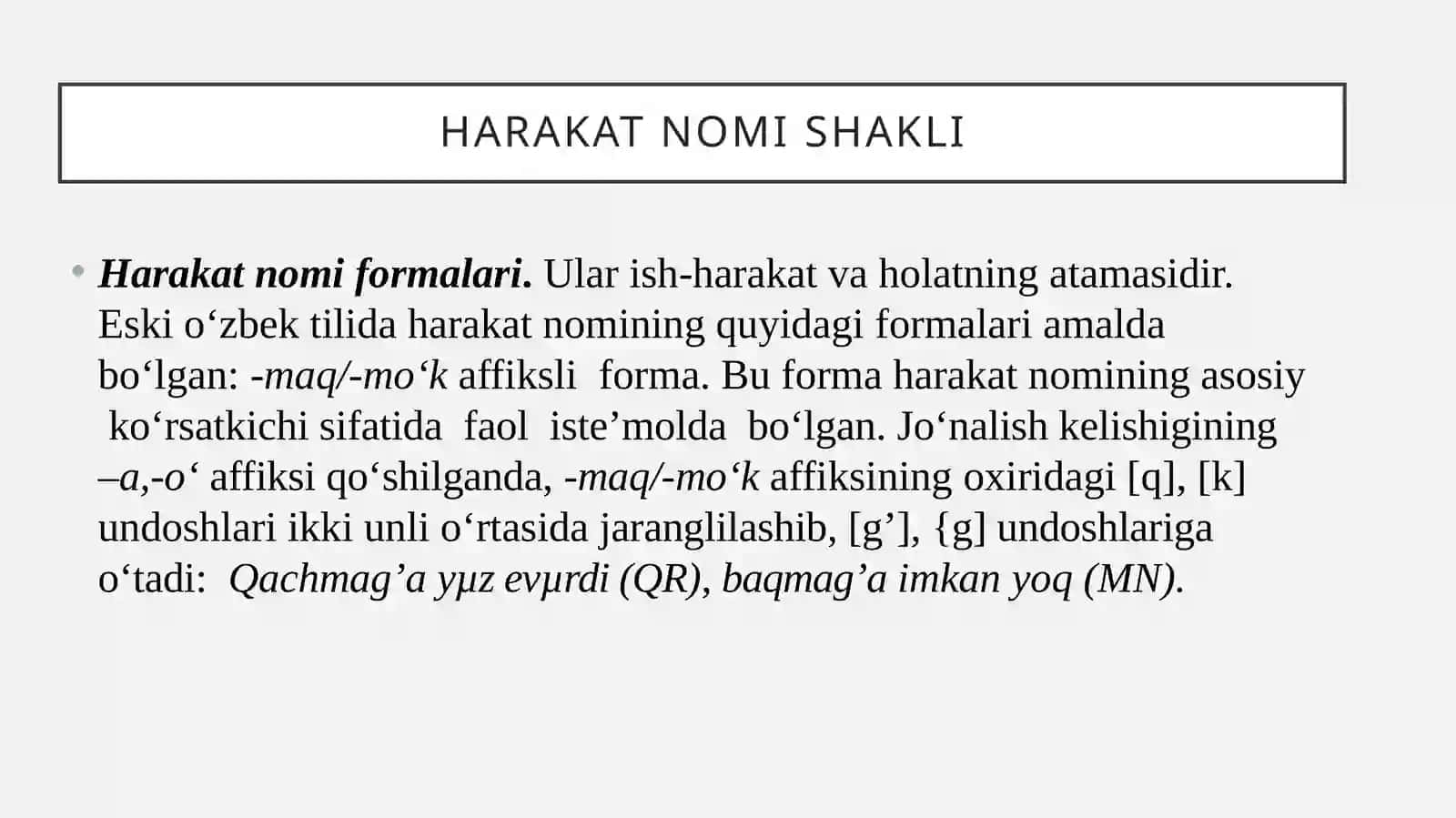 Harakat Nomi Formalari 3