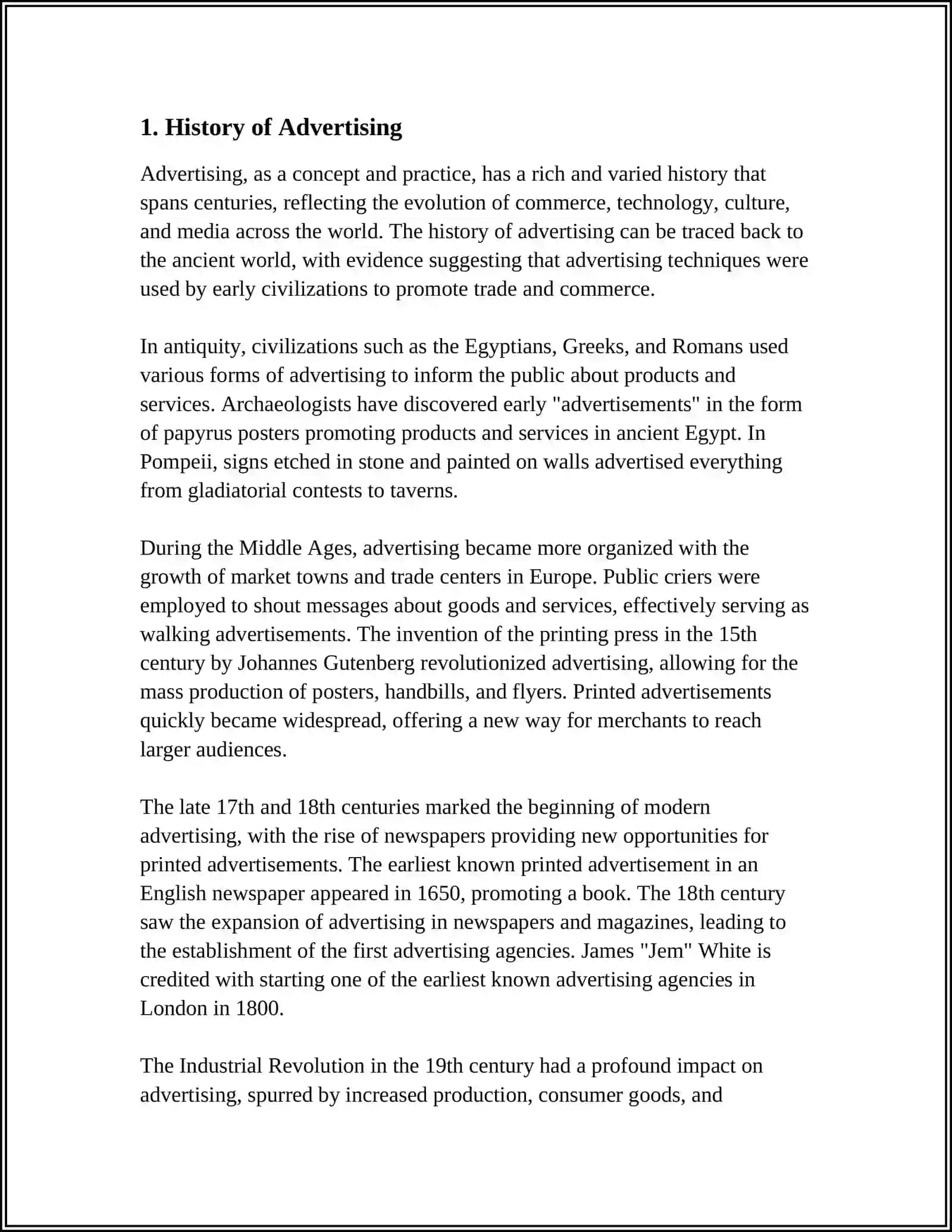 MUSTAQIL ISH: Theme: ADVERTISING (2025-2026) 3