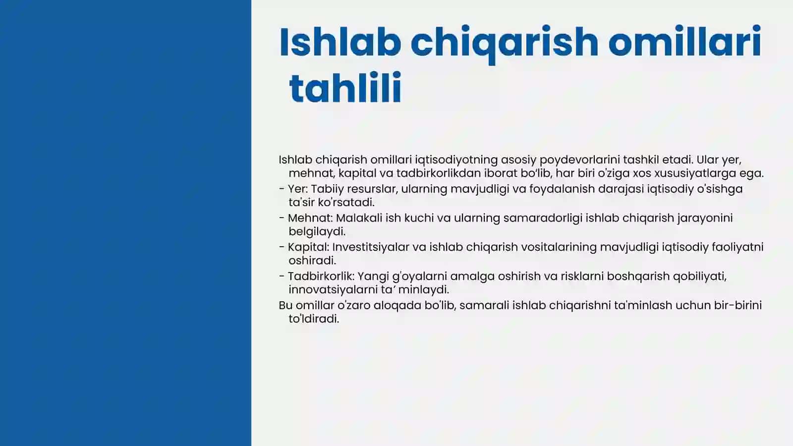 Ishlab chiqarish omillari 3