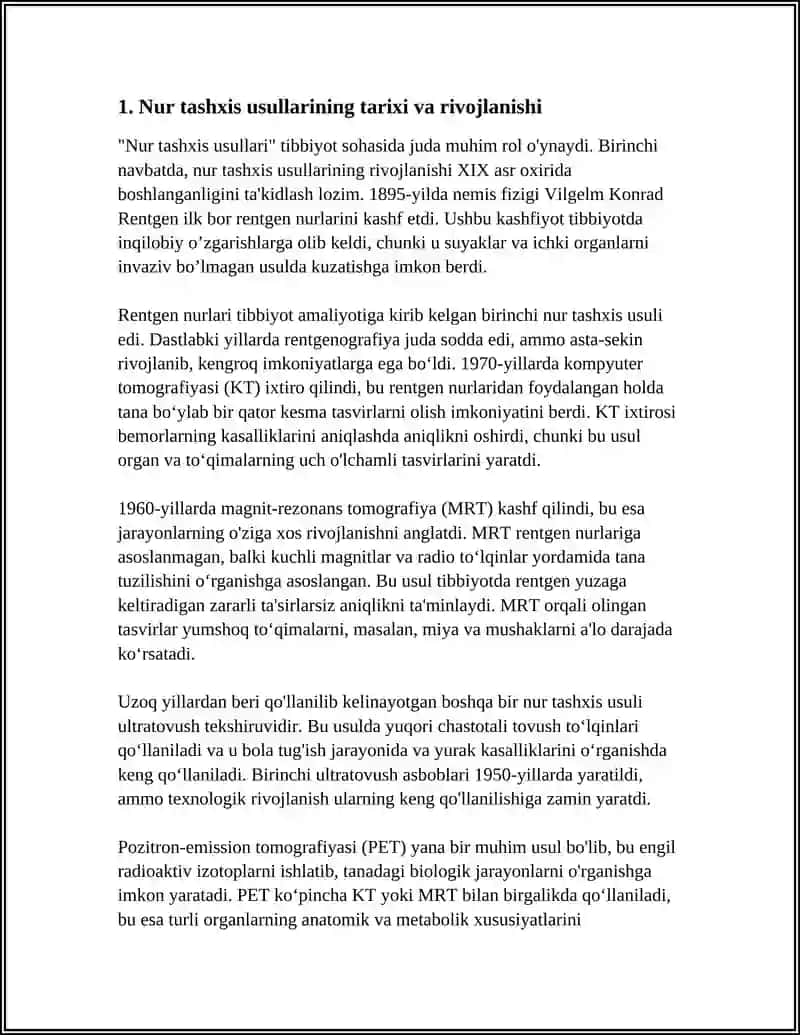 Nur Tashxis Usullari Haqida 3