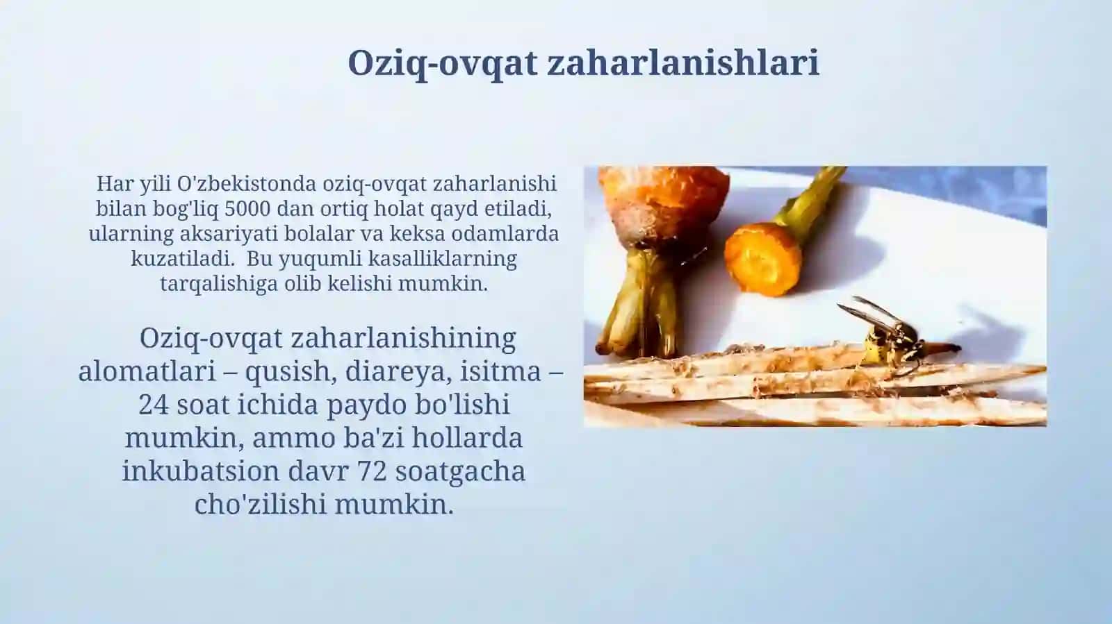 Oziq-ovqat mahsotlari havfsizligi haqida 3