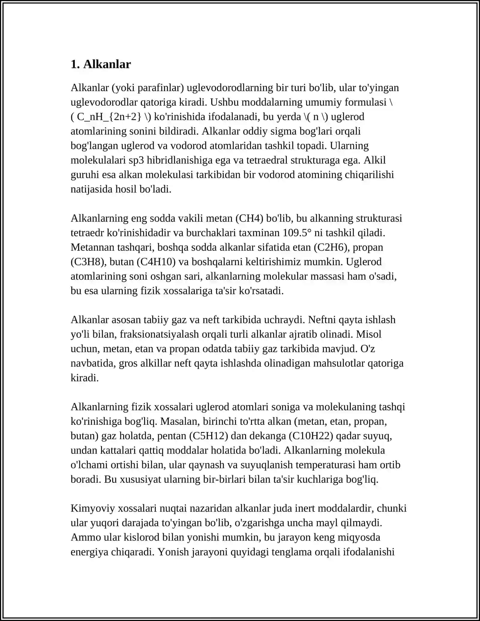 UGLEVODORODLAR KLASSIFIKATSIYASI 3